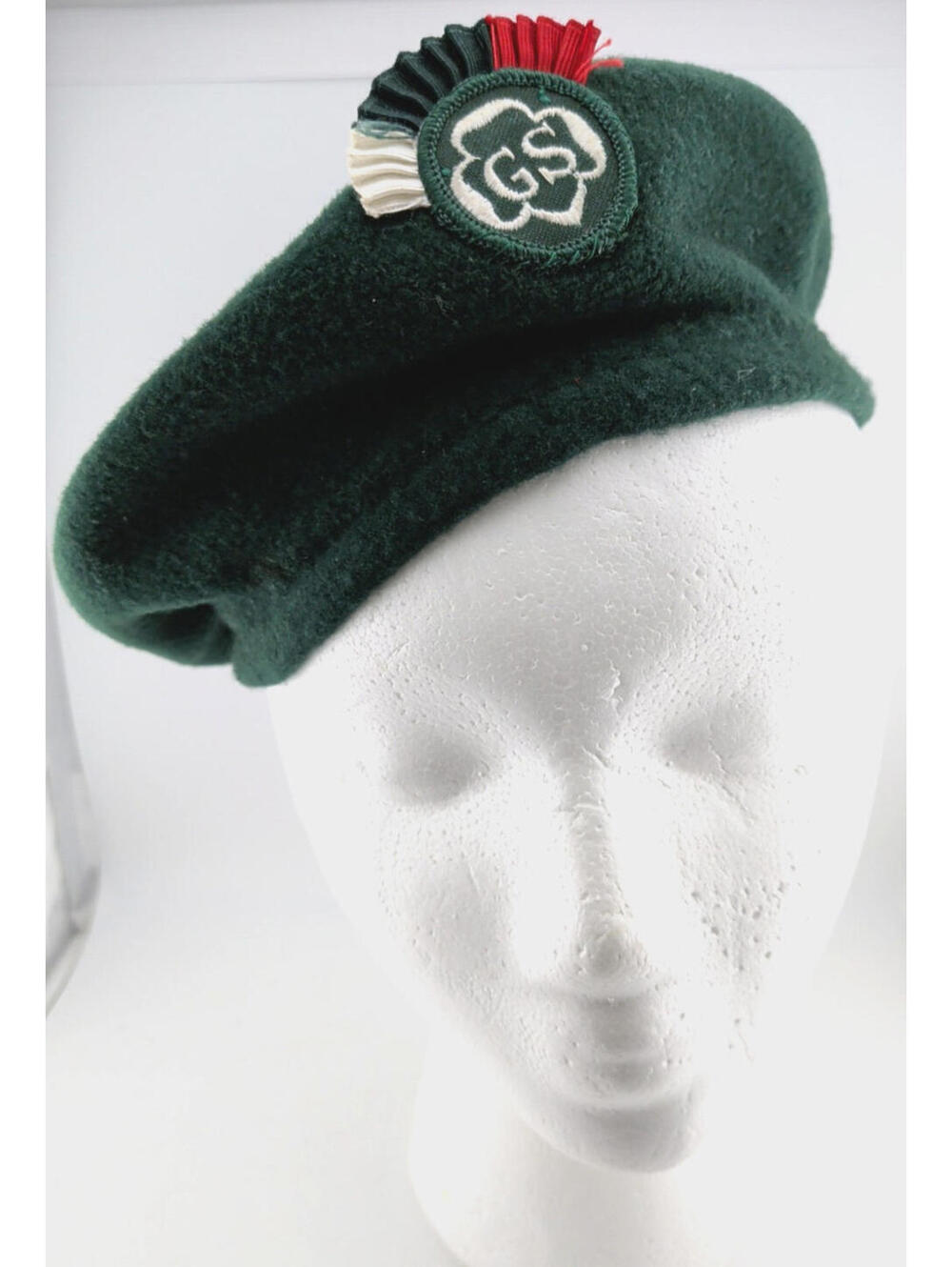 Vintage 100% Wool Girl Scouts of America Green Kangol Size Unknown, See Photos - Picture 2 of 8
